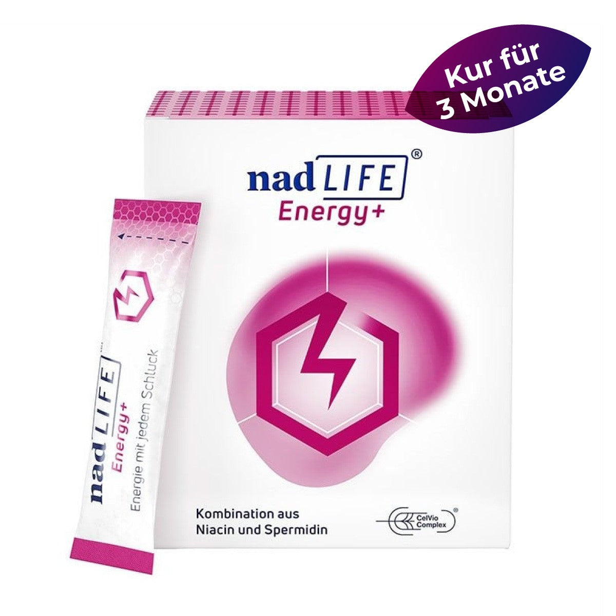 Spermidinelife nadLIFE Energy+ 3-Monatskur (3x30 Stk)