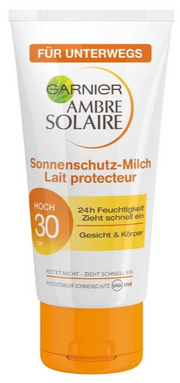 GARNIER AMBRE SOLAIRE Sonnenschutz Milch LSF 30 (50ml)