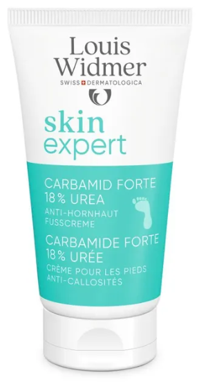 Louis Widmer Carbamid Forte 18% Urea, Anti-Hornhaut Fusscreme, parfümfrei (75ml)