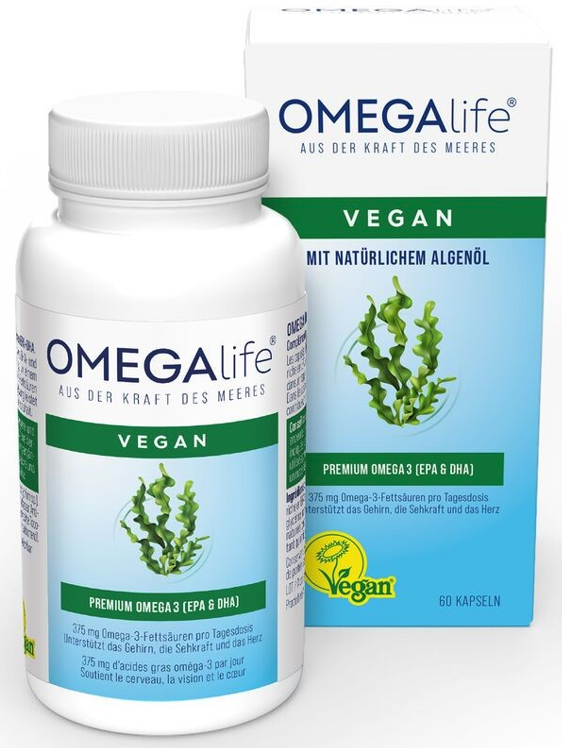 OMEGA-LIFE Algenöl Kapseln (60 Stk)