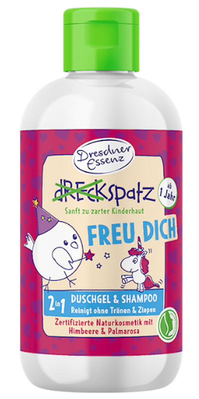 Dresdner Dreckspatz 2in1-Kinderduschgel Freu Dich (250ml)