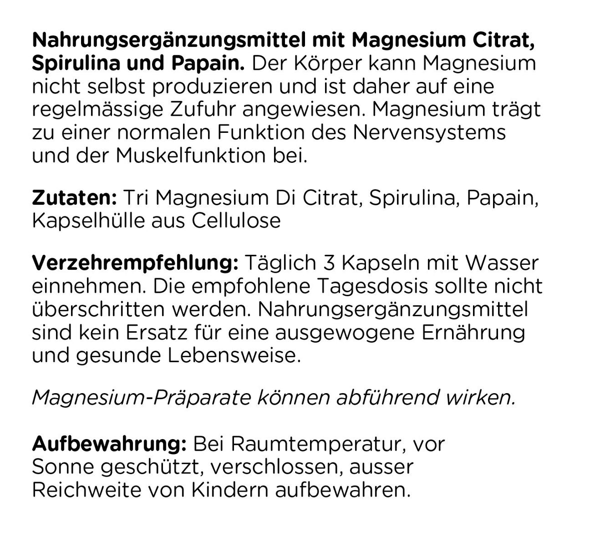 Kanela Magnesiumvital Kapseln (75 Stk)