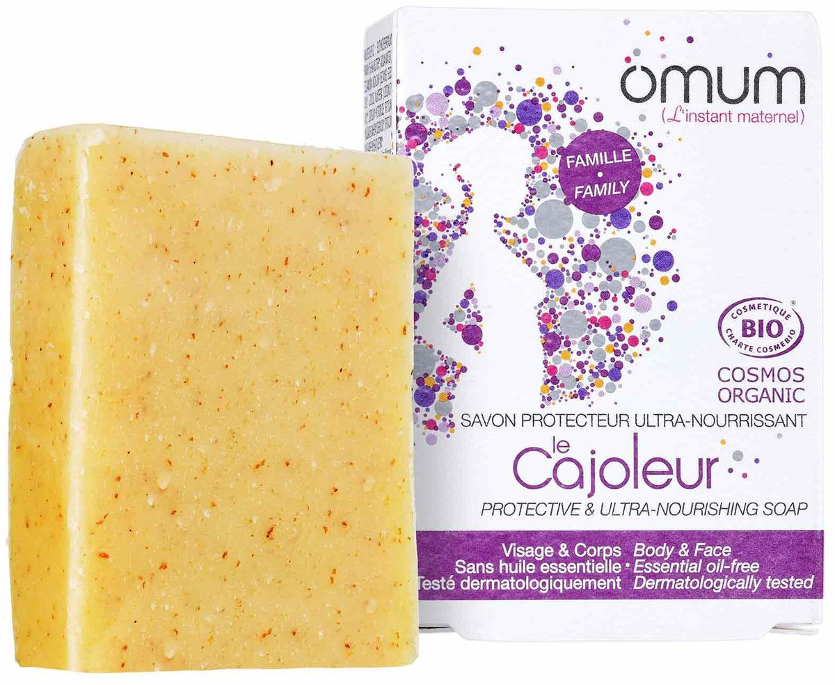 Omum Le Cajoleur, ultra-pflegende überfettete Seife (100g)