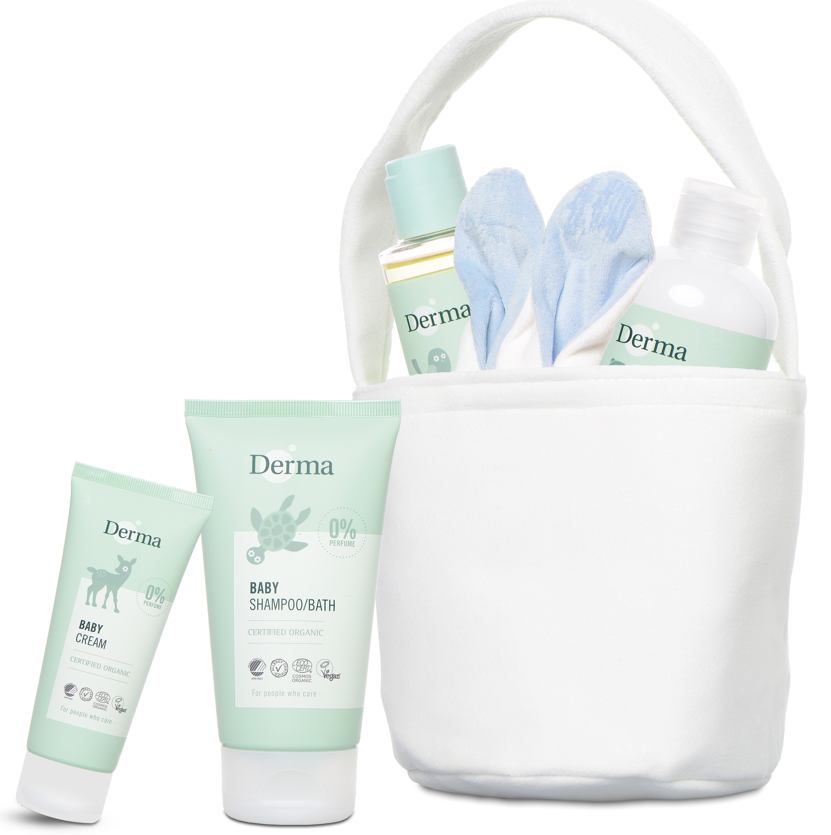 Derma Eco Baby Hasenkorb blau (1 Stk)