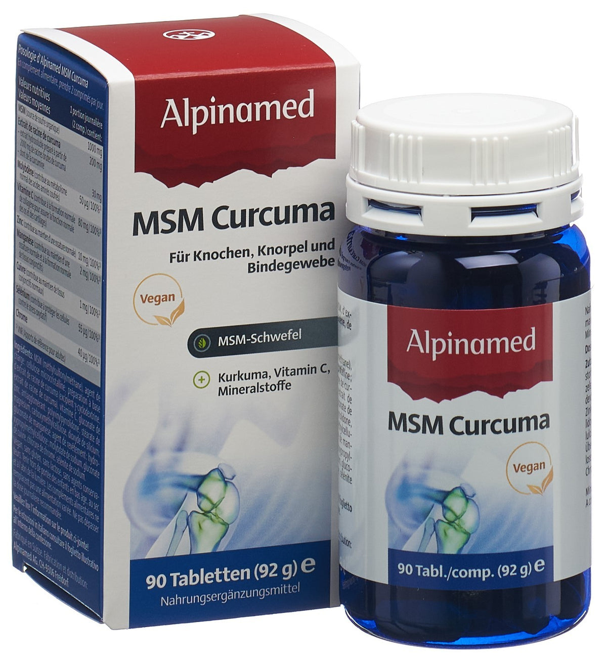 Alpinamed MSM Curcuma Tabletten (90 Stk)