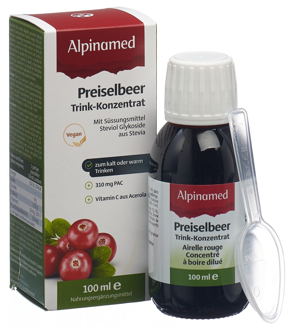 Alpinamed Preiselbeer Trink-Konzentrat (100ml)