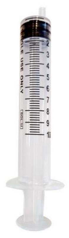 Sol-M 3-teilige Spritze 10ml, ohne Nadel, exzentrisch (100 Stk)