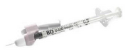 BD Safetyglide Insulinspritzen 0.3ml, Nadel 31 5/16G (100 Stk)