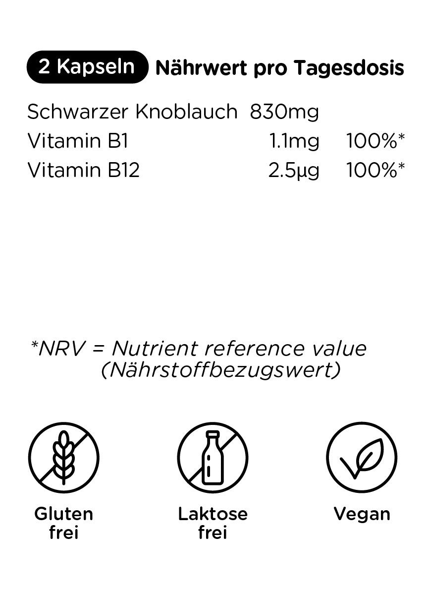Kanela Schwarzer Knoblauch Kapseln (100 Stk)