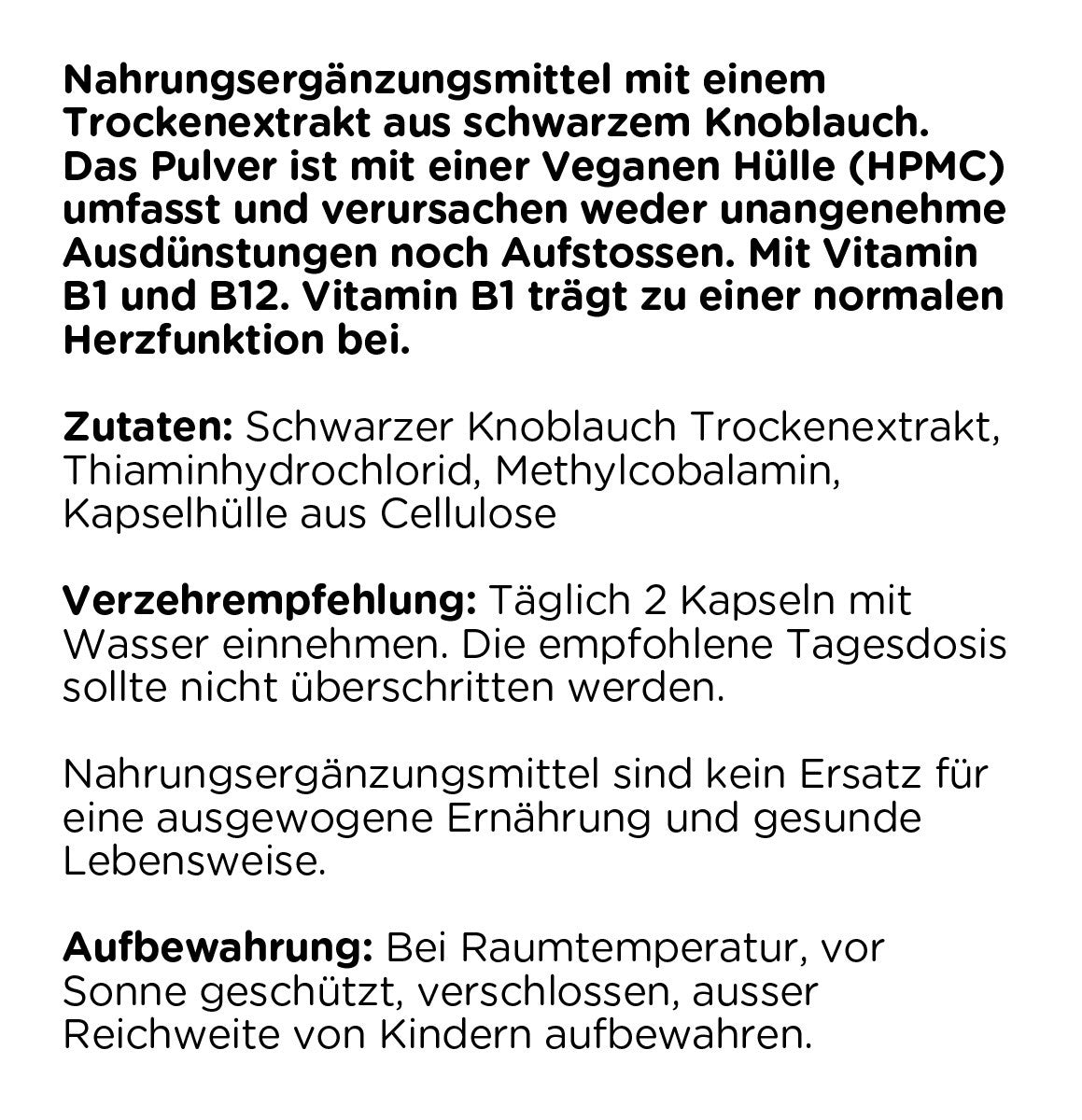 Kanela Schwarzer Knoblauch Kapseln (100 Stk)