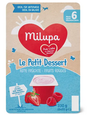 Milupa le Petit Dessert Himbeere und Erdbeere (6x55g)