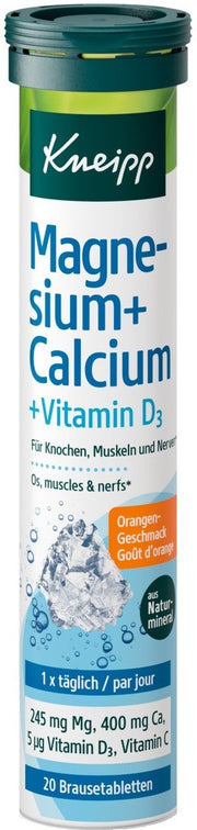 Kneipp Magnesium + Calcium + Vitamin D3 Brausetabletten (20 Stk)