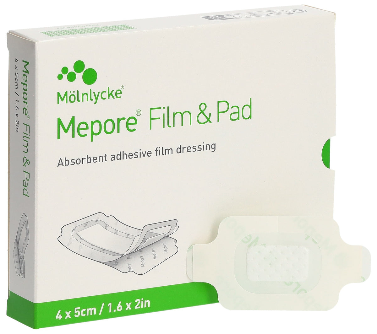 Mepore Film & Pad 4x5cm (5 Stk)