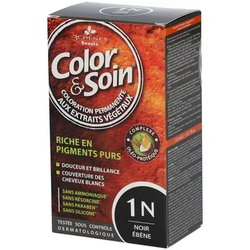 Color & Soin Coloration 1N noir ébène (135ml)