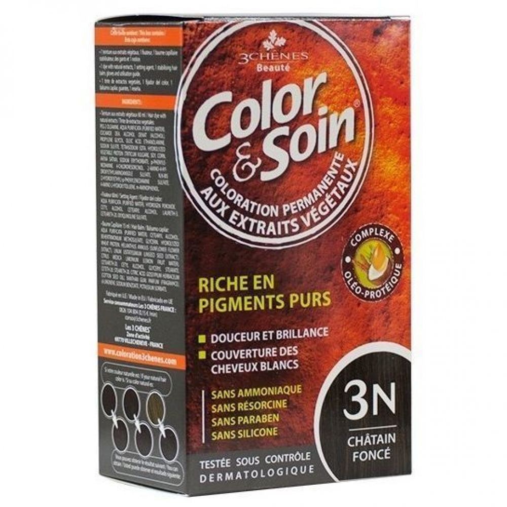 Color & Soin Coloration 3N châtain foncé (135ml)