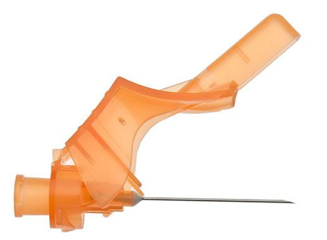 TERUMO Agani Sicherheits-Injektionskanülen 25G, orange, 0.5x16mm (100 Stk)