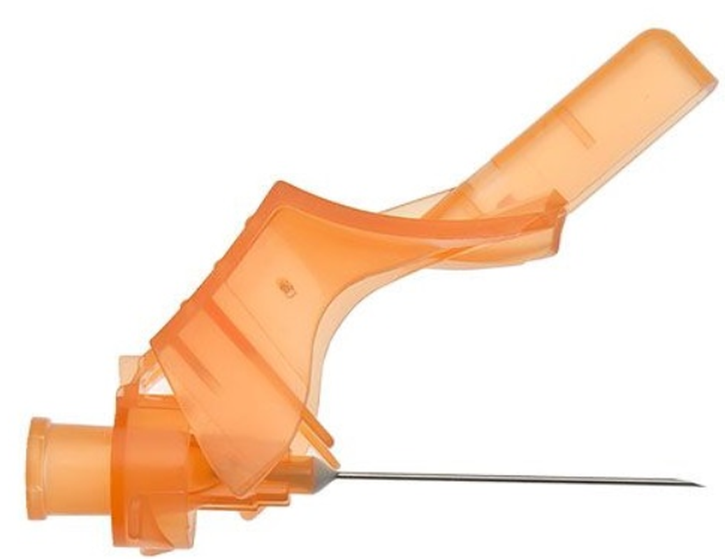 TERUMO Agani Sicherheits-Injektionskanülen 25G, orange, 0.5x25mm (100 Stk)