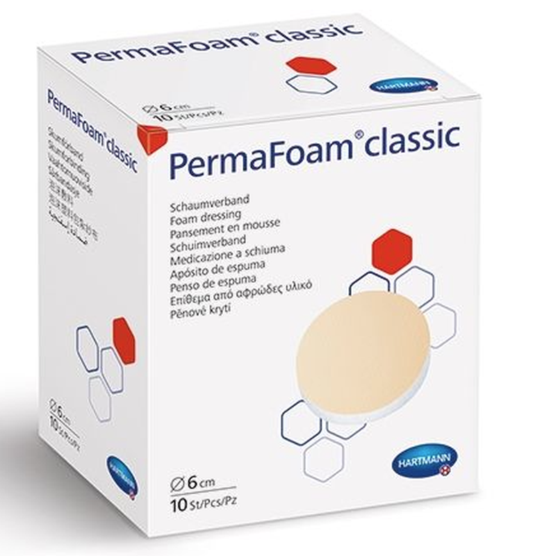 PermaFoam Classic rund, Durchmesser 6cm (10 Stk)