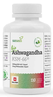 sanasis Bio Ashwagandha Kapseln KSM-66 (110 Stk)
