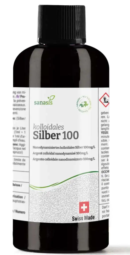 sanasis Kolloidales Silber100 ppm (100ml)
