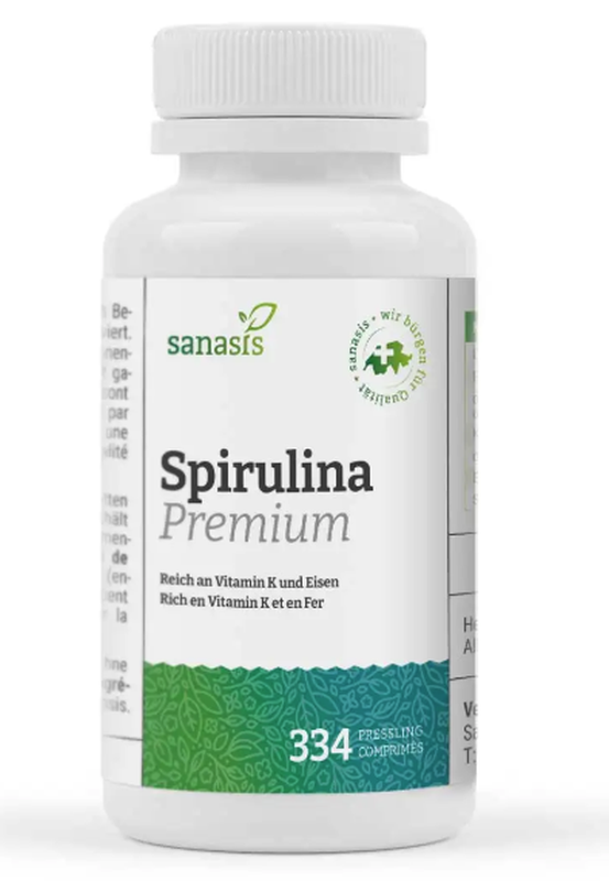 sanasis Spirulina Premium-Tabletten 100g (334 Stk)