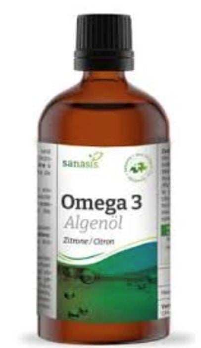 sanasis Omega 3 Algenöl Zitrone (100ml)