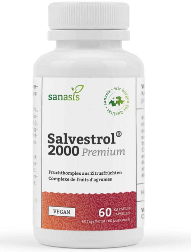 sanasis Salvestrol 2000 Premium Kapseln (60 Stk)