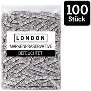 London hauchdünne Kondome mit Feuchtbeschichtung (100 Stk)
