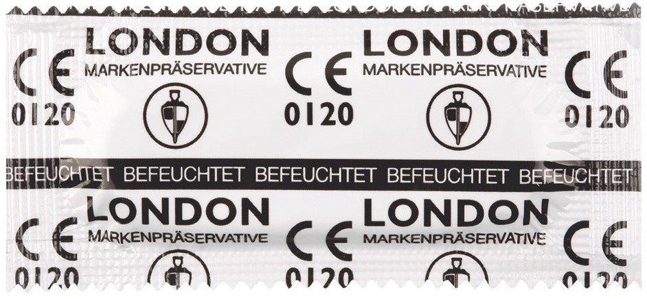 London hauchdünne Kondome mit Feuchtbeschichtung (100 Stk)