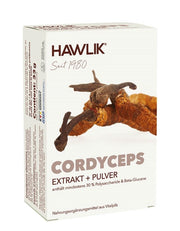 HAWLIK Cordyceps Extrakt + Pulver Kapseln (60 Stk)