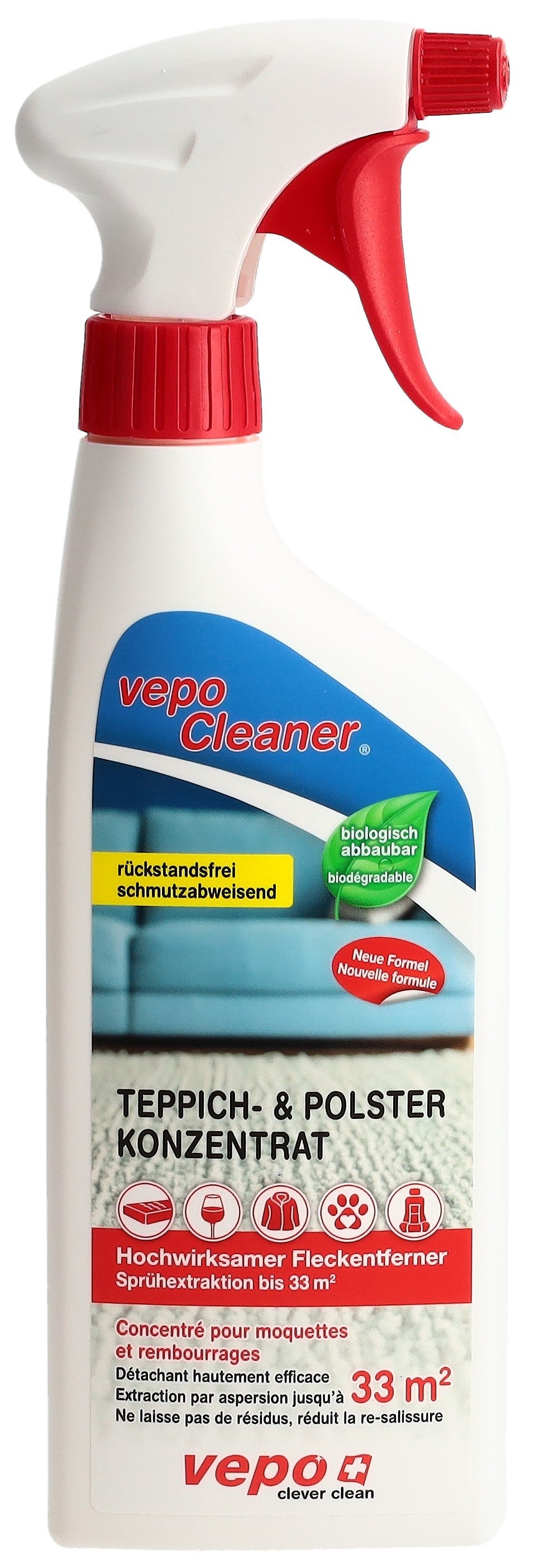 VEPO CLEANER Teppich und Polster Konzentrat Fleckentferner (500ml)