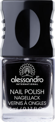 Alessandro Nagellack No 177 Midnight Black (5ml)