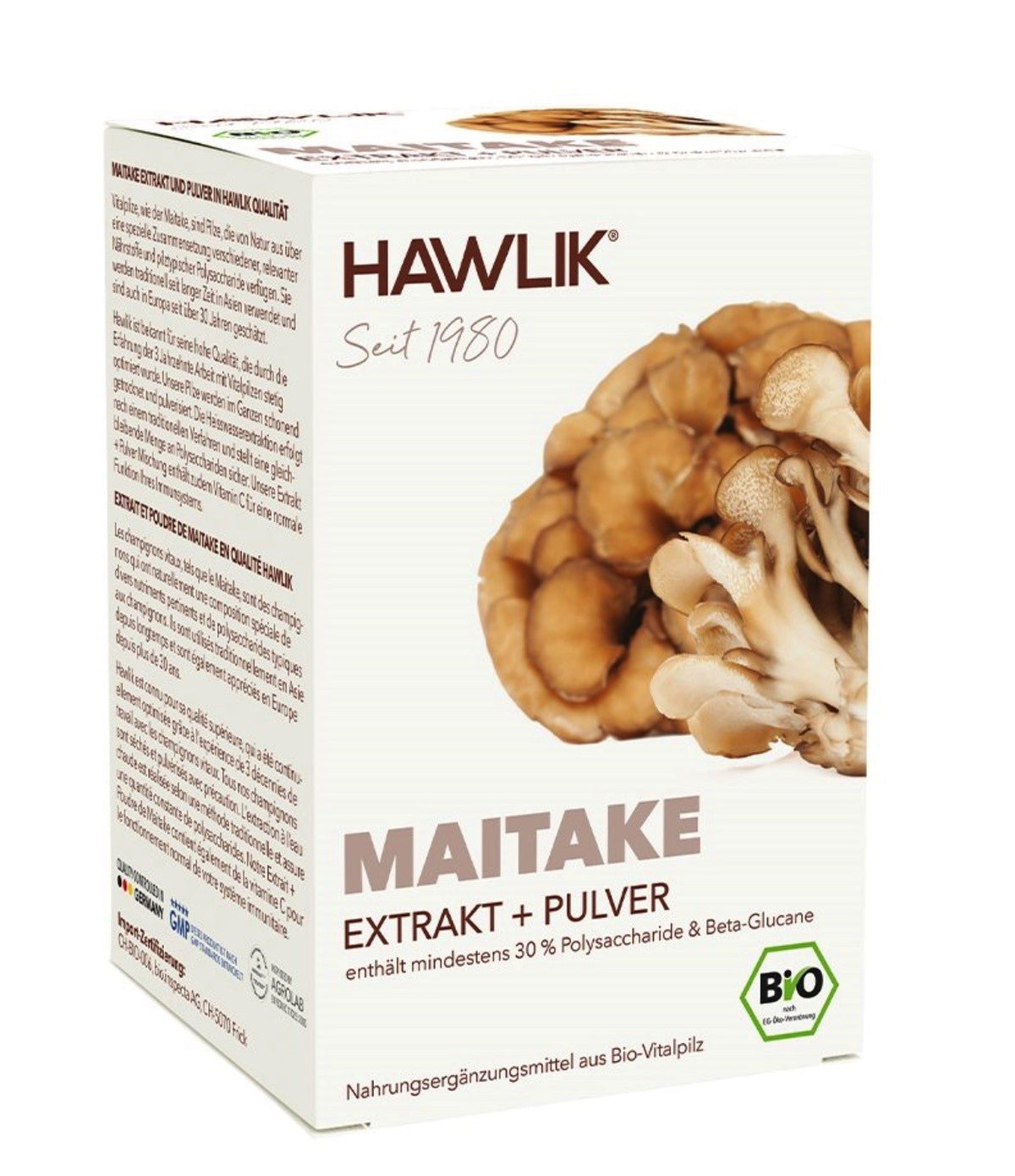 HAWLIK Maitake Extrakt + Pulver Kapseln (120 Stk)
