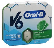 V6 Oral-B Kaugummi Spearmint (10 Stk)
