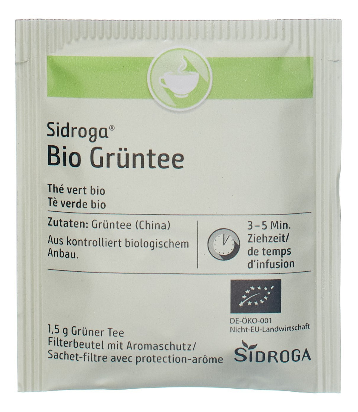 Sidroga Bio Grüntee (20 Beutel)