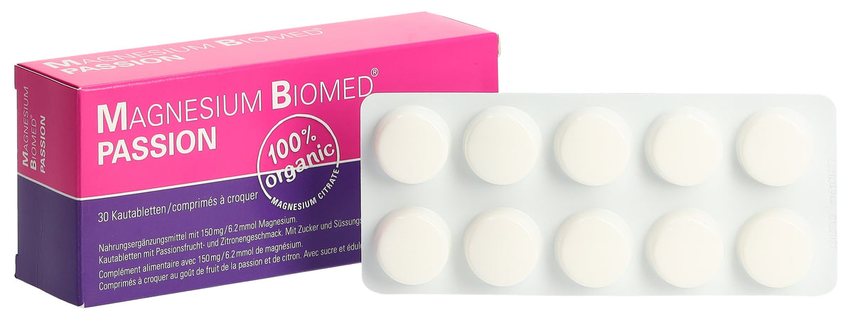 MAGNESIUM BIOMED PASSION Kautabletten (12x30 Stk)