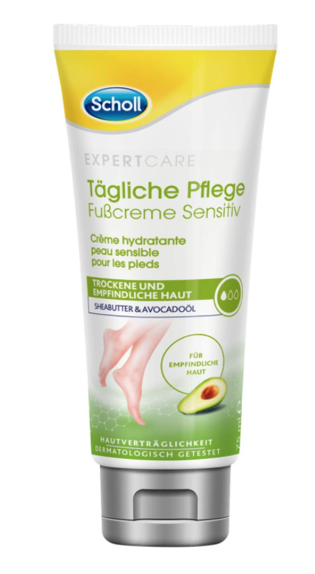 SCHOLL Tägliche Pflege Fusscreme Sensitiv (75ml)