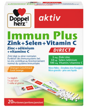 Doppelherz aktiv Immun Plus DIRECT Zink + Selen + Vitamin C Pellets (20 Stk)