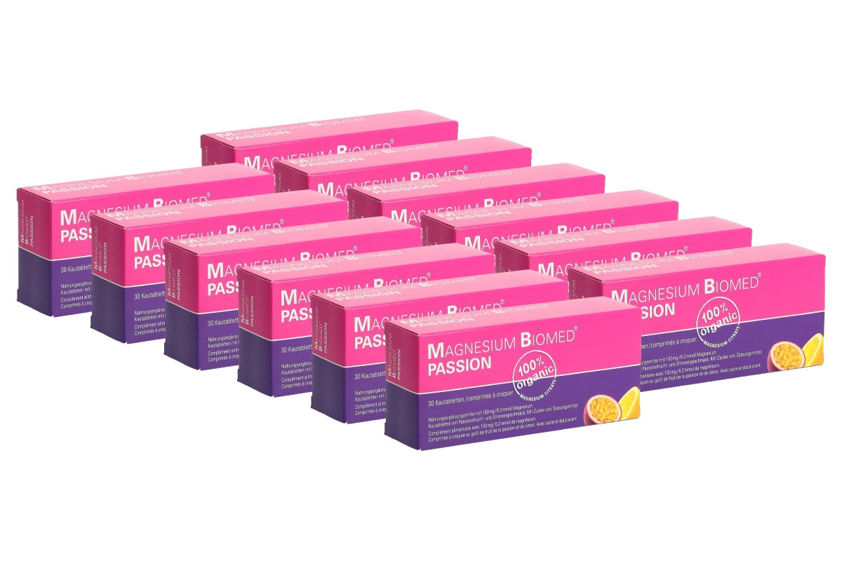 MAGNESIUM BIOMED PASSION Kautabletten (12x30 Stk)