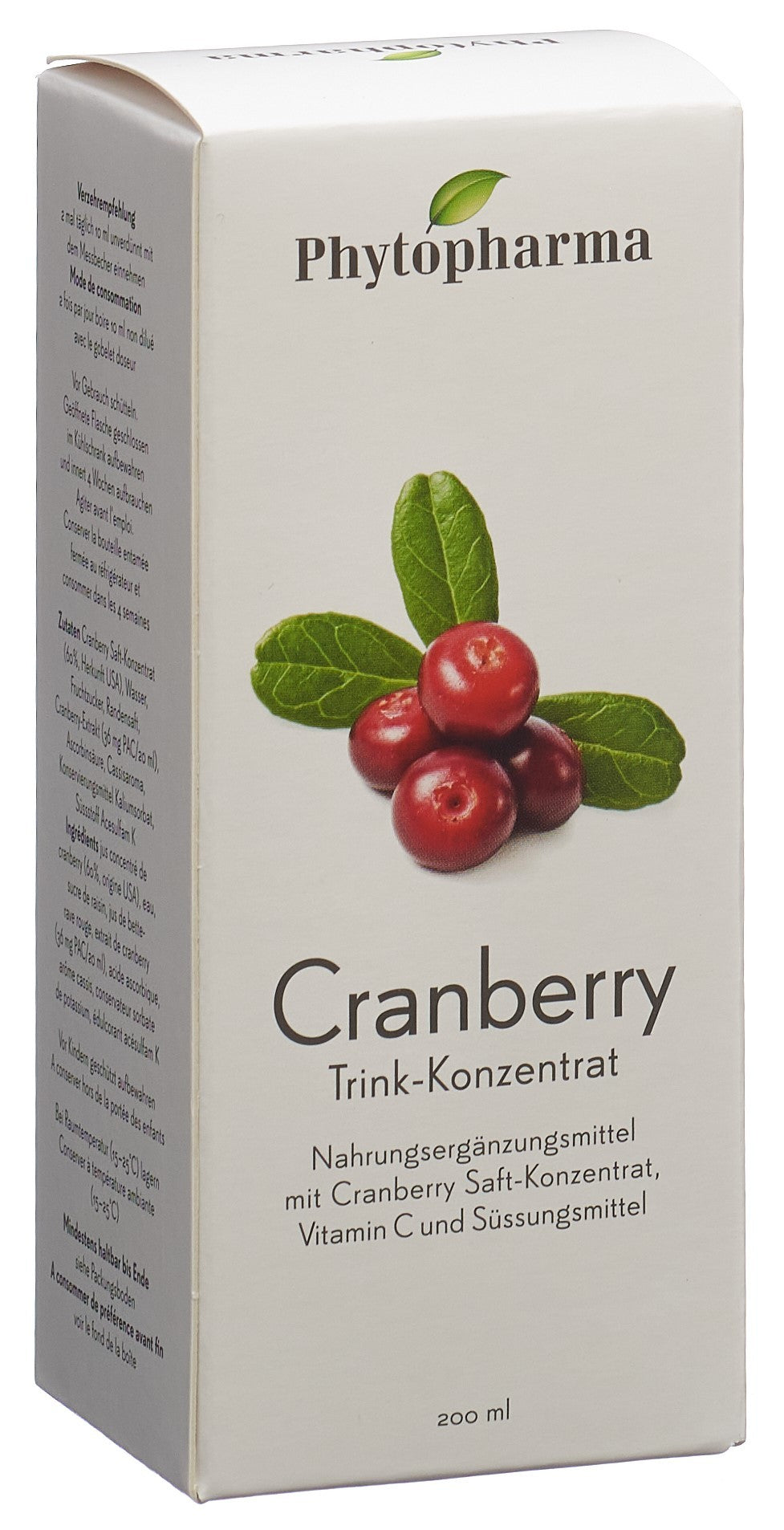 Phytopharma Cranberry Trink-Konzentrat (200ml)