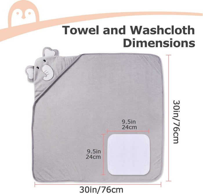 Momcozy Baby-Kapuzenhandtuch Set (8-teilig)