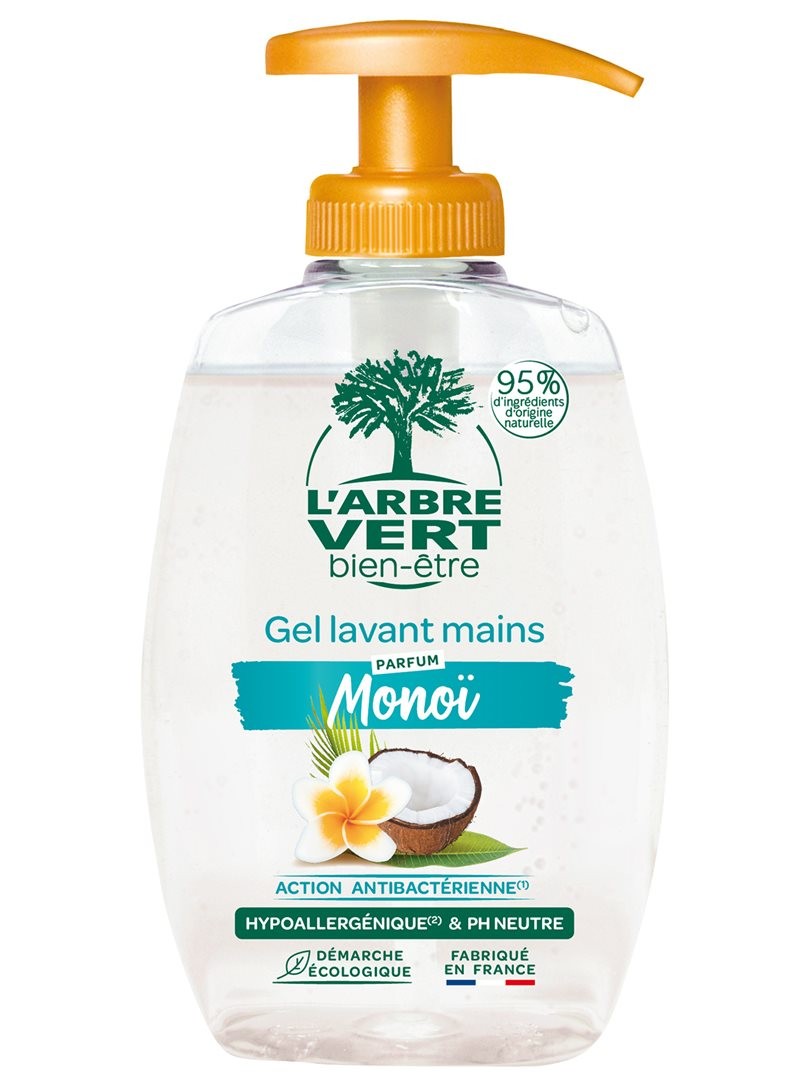 L'ARBRE VERT Ökologische Handseife Monoï (300ml)