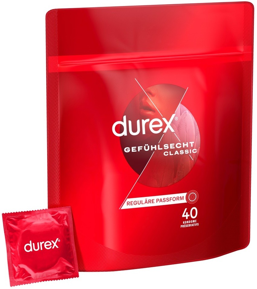 Durex Gefühlsecht Classic Kondome (40 Stk)