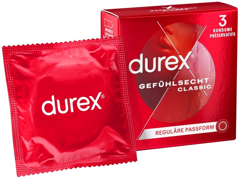 Durex Gefühlsecht Classic Kondome (3 Stk)