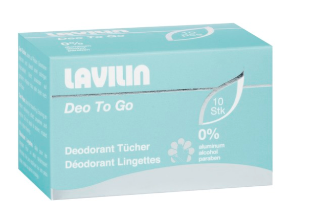 LAVILIN Deodorant Tücher Box (10 Stk)
