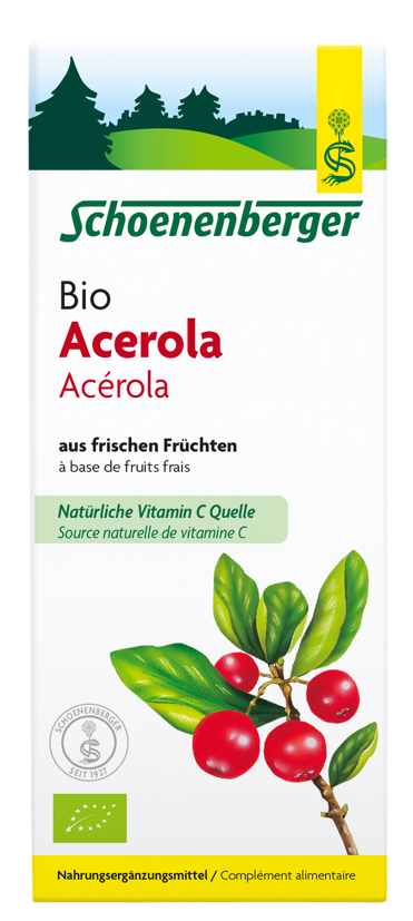 schoenenberger Acerola natur Fruchtsaft Bio (200ml)