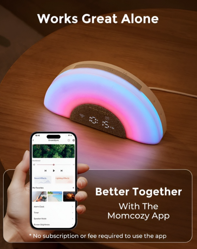 Momcozy DreamSync Rainbow White Noise Machine (1 Stk)