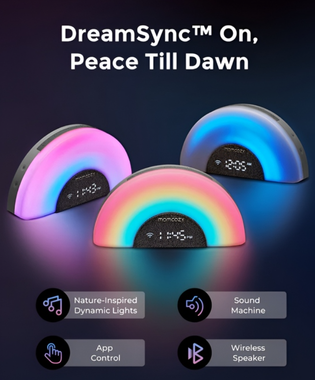 Momcozy DreamSync Rainbow White Noise Machine (1 Stk)