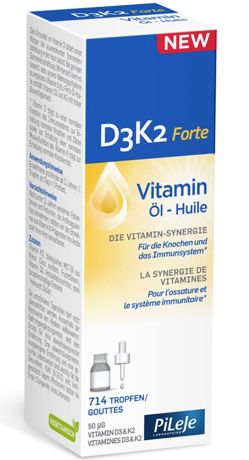 PiLeJe D3K2 Vitamin Forte Öl (20ml)