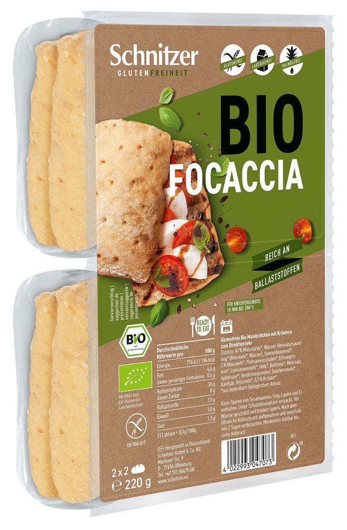 Schnitzer Bio-Focaccia (220g)